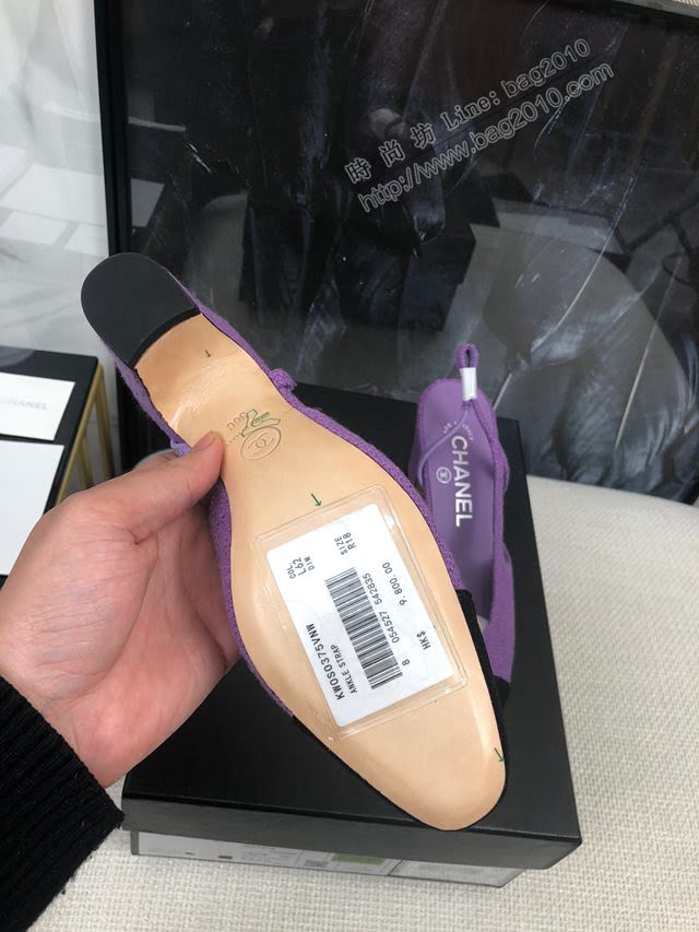 Chanel女鞋 香奈兒經典款涼鞋 Chanel高跟女款涼鞋  naq1182